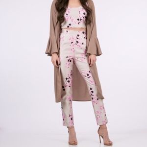 Lexi Drew Two Piece Floral Suit